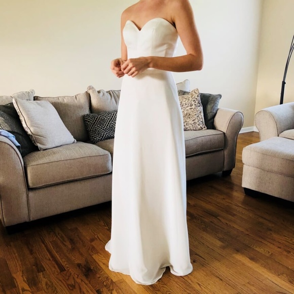 Mori Lee Dresses & Skirts - NEW Mori Lee Strapless Chiffon Wedding Dress